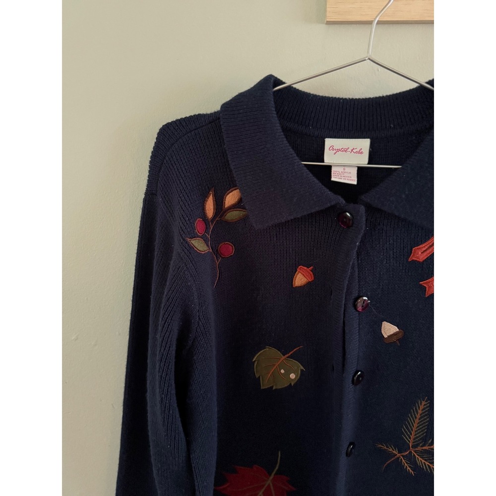 Crystal Kobe vintage Cardigan - Small‎ - Picture 3 of 4